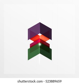 Business paper infographic templates. For banners, business backgrounds and presentations