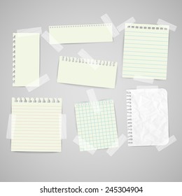 Business paper labels for advertising or for webpages, vector 
