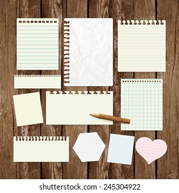 Business paper labels for advertising or for webpages, vector 