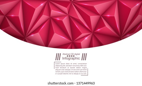 Business paper template - origami background. Vector eps 10