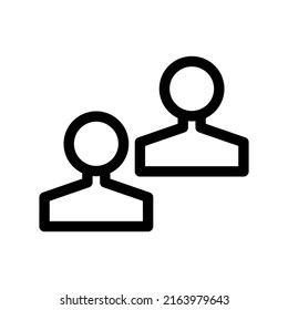 business partner icon or logo isolated sign symbol vector illustration - high quality black style vector icons
