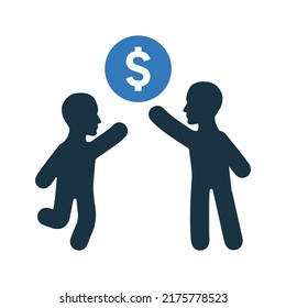 Business Partner Icon. Simple editable vector design isolated on a white background.