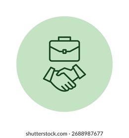 Business Partner pentaglow , Vektor, Pixel perfekt, Illustratordatei 
