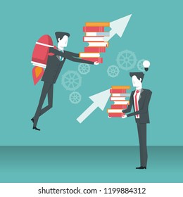 Business partners cartoon Business partners cartoon