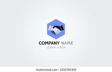 Business partners handshake web icon. Successful deal. Vector isolated vector pictogram