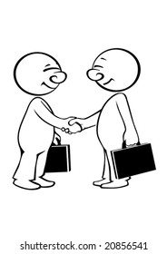business partners shaking hands