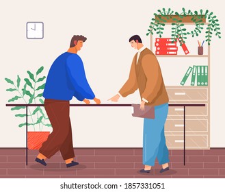 Business partners teamwork in office with green plants, meeting, conference, workers discussing project, new plan, designers working in team, partners and brainstorming, discuss startup, employees