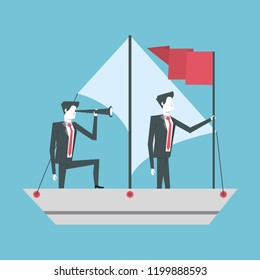 Business partners working