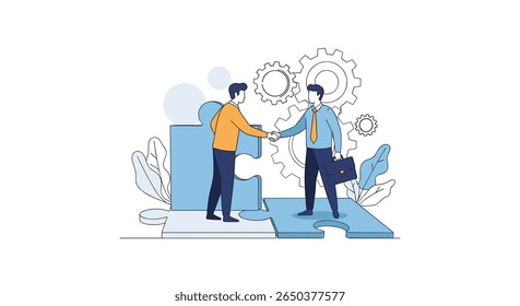 Business Partnership Agreement Reached Through Collaboration and Trust