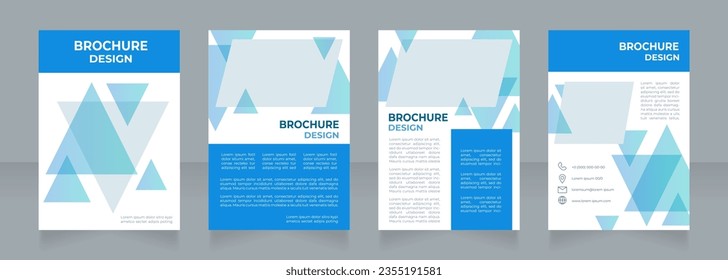 Business partnership benefits blank brochure design. Companies agreement. Template set with copy space for text. Premade corporate reports collection. Editable 4 paper pages. Montserrat font used