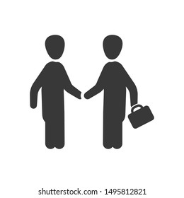 Business partnership, deal, partnership icon, Business partnership icon