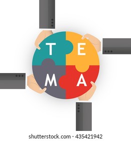 Business Partnership team concept vector illustration