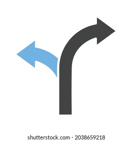 Business Path icon vector image. Can also be used for Business Startup. Suitable for mobile apps, web apps and print media.