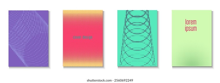 Business Pattern Set. Future Concept In Minimal Layout. Young Hipster Design On Annual Page. Dot Flyer. Minimalist Abstract Background. Geometric Party Texture. Trendy Business Pattern