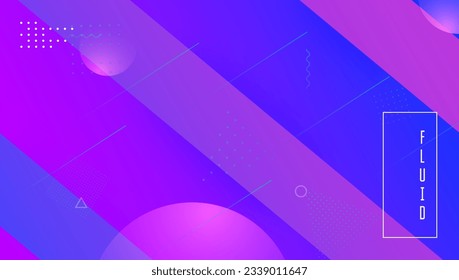 Business Pattern. Space Technology Banner. Purple Liquid Frame. Abstract Shapes. Cool Corporate Template. Geometric Page. Light Landing Page. Blue Business Pattern