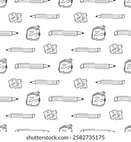 business pattern. startup seamless pattern. doodle business seamless pattern. startup background