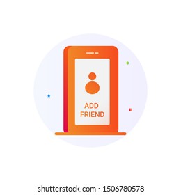 Business and Payment flat icon with gradient style. Perfect for business and presentation