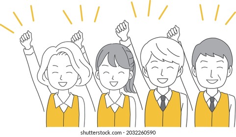 Business pBusiness person raising one handerson raising one hand