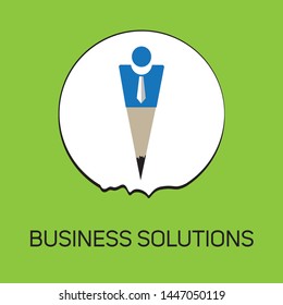 Business pen with signature, work team logo