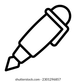 Business Pen Simple Line Icon Symbol