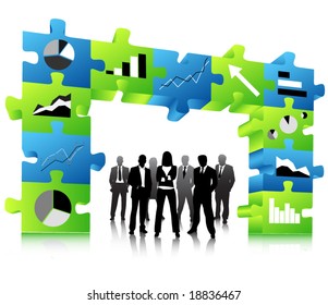 Business People Stock Vector (Royalty Free) 18836467 | Shutterstock