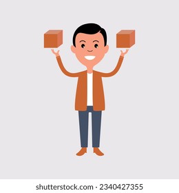Business people activity flat illustration vector element