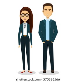 business people avatars icon