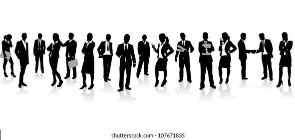 business people background