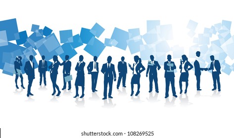 business people background