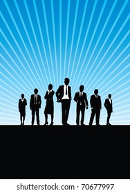 business people background