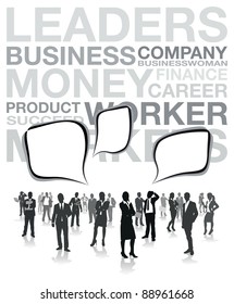 business people background