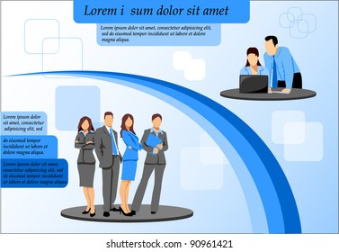 business people background, vector