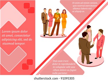 business people background, vector