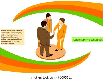 business people background, vector