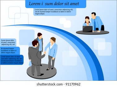 business people background, vector