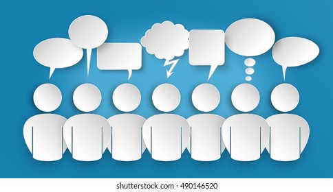 508 Speech Bubble People Row Images, Stock Photos & Vectors | Shutterstock