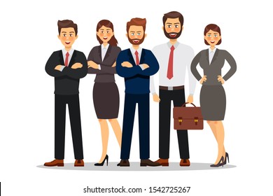 Business people character design.  Vector illustration.