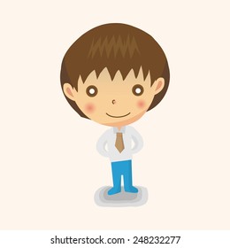 business people character theme elements vector,eps