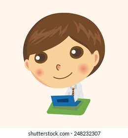 business people character theme elements vector,eps