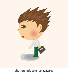business people character theme elements vector,eps