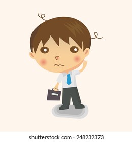 business people character theme elements vector,eps