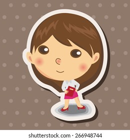 business people character theme elements vector,eps