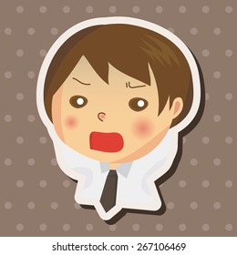 business people character theme elements vector,eps