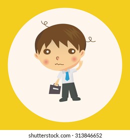 business people character theme elements vector,eps