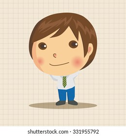 business people character theme elements vector,eps