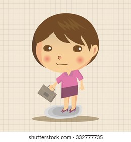 business people character theme elements vector,eps
