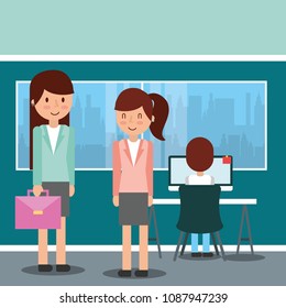 business people characters