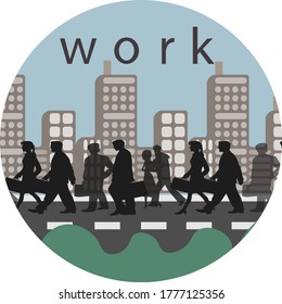  business people in the city