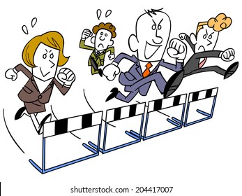 Business people to compete