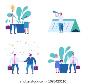 Business people concept . Flat vector illustration